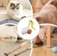 Іграшка мишка для котів рухома машинка з пір'ям Drift Pet Toy Car EG-611 Помаранчева - зображення 5