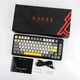Клавиатура проводная, механическая AJAZZ AK820 MAX HE Magnetic Switch, RGB подсветка с поддержкой HOT-SWAP+наклейки укр. рус., черная с желтым - изображение 13
