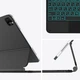 Чехол с клавиатурой Nimin для iPad с цветной подсветкой, черный - изображение 3