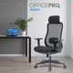Крісло комп'ютерне OfficePro Wave OC670-B-B-B Black - зображення 14