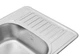 Кухонная мойка KRONER (KRP) Satin-5848 D0.8T180 - изображение 4