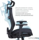 Крісло комп'ютерне офісне ергономічне OfficePro Balance OC620-B-B-B Black - зображення 9
