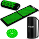 Mata do akupresury Neo Sport z kolcami ns 901 czarno-zielona (5903890616984) - obraz 1