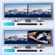 KVM-переключатель UGREEN AK500 HDMI 4K Dual Monitor KVM Switch 2 in 2 Out для подключения 2 мониторов и 2 ПК совместное использование клавиатуры, мыши, принтера поддержка HDR 3D Black (55455) - изображение 6