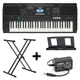 Синтезатор Yamaha PSR-E473 + стойка усиленная, пюпитр, блок питания - изображение 1