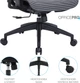 Крісло комп'ютерне офісне ергономічне OfficePro Balance OC620-B-DG-DG Black/Dark Gray - зображення 12