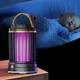 Портативная аккумуляторная ловушка от комаров и насекомых 14х8,5 см, LED, USB , в черной - золотой дизайне (5647693654) - изображение 2