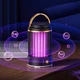 Портативная аккумуляторная ловушка от комаров и насекомых 14х8,5 см, LED, USB , в черной - золотой дизайне (5647693654) - изображение 6