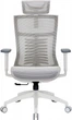 Кресло компьютерное офисное эргономичное Officepro Balance OC620-W-LG-LG White/Light Gray - изображение 2