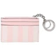 Визитница Victoria’s Secret Classic Card Case Keychain Heritage Stripe Розовая в полоску - изображение 2