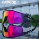 Солнцезащитные очки велосипедные Kapvoe KE9022, поляризационные, спортивные, с защитой UV400, ультралёгкие, шоссейные Unisex Red - изображение 2