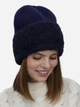 Шапка женская Malisa Даяна 15-1595-AL-160 58-60 Синяя (ROZ6501091978) - изображение 2