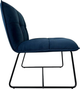 М'яке крісло Homla NELOX 63 x 69 x 73 см Navy Blue (5906496746321) - зображення 3