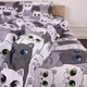 Комплект постельного белья Mirson Семейный 2 x 143 x 210 см 17-0635 Кот Батон Серый Бязь (2200009376160) - изображение 3