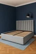 Полуторная кровать Smart Tramonto Lite 140х200 см Lili 94 Серая (33410011-94140) - изображение 2