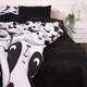 Комплект постельного белья Mirson 17-4850 Panda Семейный 2x143x210 см Бязь (2200009584664) - изображение 4