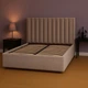 Кровать двуспальная Smart Tramonto Premium 180х200 см подъемный механизм Lili 06 бежевая (334100112-06180) - изображение 2
