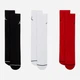 Набор мужских носков высоких Nike U J Ed Cush Poly Crew 3Pr 144 DX9632-902 42-46 3 пары Черный/Белый/Красный (196152693921) - изображение 2