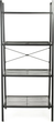 Regał Homla MALMI metalowy 60 x 35 x 135 cm Black (5904183832241) - obraz 2