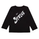 Реглан для мальчика кулир Арлекин Strive 4312-022 110 см Черный - изображение 1