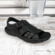 Сандалії чоловічі ClubShoes чорні шкіряні 45р (30 см) 3959 - зображення 7