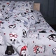Комплект постельного белья MirSon Евро 200х220 см 17-0672 Silver Owlets Бязь (2200010182842) - изображение 3