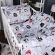 Наволочка MirSon Бязь Kids Time 17-0672 Silver Owlets 40х60 см (2200010183986) - изображение 2