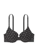 Бюстгальтер Victoria's Secret (2126439778278) Perfect Shape Cotton 70C чорний (принт сердечка) - зображення 3