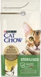 Сухий корм для дорослих стерилізованих котів Purina Cat Chow Sterilised з куркою 1.5 кг (7613032233396)A - изображение 2
