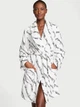 Женский халат Victoria's Secret Cozy Robe XS/S белый с Logo - изображение 1