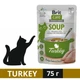 Вологий корм Brit Care Soup для котів суп з індичкою 75 г (8595602569199)A - зображення 1