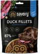 Ласощі для собак Джерки Savory Fillet Turkey With Duck філе індички з качкою 100 г (4820261921151)A - зображення 1
