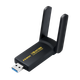 Двохдіапазонний USB Wi-Fi 6 адаптер FENVI FU-AX1800 Mbps Dual Band 2.4G/5G із двома антенами - зображення 1