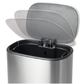 Відро для сміття з плавним закриттям прямокутне Mixxus Cubic-TC0105 SS Color 5л колір наржавійка (MI7088) - зображення 11