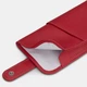 Шкіряний футляр (чохол) для окулярів Yoshi Y4309 Cherry Red (Червоний) - зображення 4