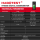 Цифровой анемометр HABOTEST HT605S 0.4-30.0 м/с с датчиком температуры и влажности - изображение 5