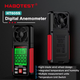 Цифровой анемометр HABOTEST HT605S 0.4-30.0 м/с с датчиком температуры и влажности - изображение 6