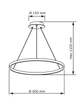 Люстра Goldlux 330000-PLX Lea LED 1x20W 4000К 2600Lm IP20 - изображение 8