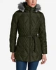 Парка женская - парка зимняя EddieBauer EB0022W S Темно-зеленый - изображение 1