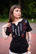 Вишиванка для дівчинки з коротким рукавом Носи своє 170 Чорний (p-16438-189823) - изображение 15