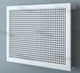 Экран декоративная решетка на батарею отопления R120-F120 Белый - изображение 1