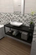 Подвесная тумба в стиле лофт EcoLoft Ферро DSP-1214 Черный - изображение 2