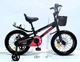 Дитячий двоколісний велосипед TAYGER 16" CORSO TG-15044 алюмінієва рама дискові гальма додаткові колеса кошик бутілочка - зображення 2