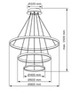 Люстра Goldlux 330048-PLX Lea LED 3x60W 4000К 8000Lm IP20 - изображение 8