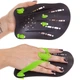 Лопатки для плавания гребные PADDIES M074906 L черный-зеленый - изображение 4