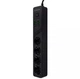 Мережевий фільтр Proove 4 розетки + 4USB/2Type-C 2метри P-04 Black (P-04) - зображення 5