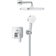 Душевая система скрытого монтажа GROHE Cubeo с верхним душем без скрытой части латунь хром 1053360000 - изображение 2