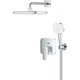 Душевая система скрытого монтажа GROHE Cubeo с верхним душем без скрытой части латунь хром 1053360000 - изображение 3