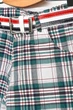 Бриджи детские для мальчика белого цвета в разноцветную клеточку Fashion рост 122 см (203117) - изображение 3