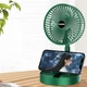 Складной аккумуляторный мини-вентилятор с USB-зарядкой XL 908 зеленый - изображение 1